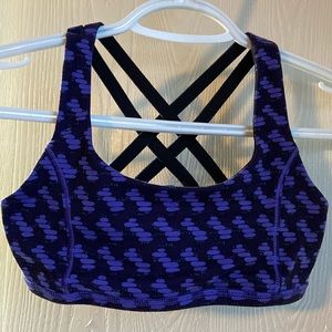 Ivivva Purple & Plum and Black Reversible Sports Bra